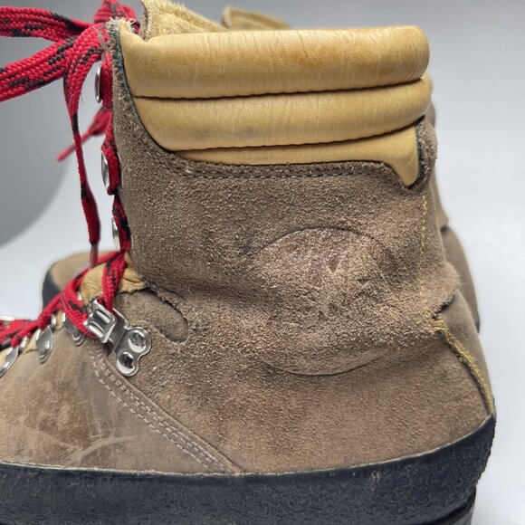 VTG Leather LOWA Mountaineering Hiking Boots Germany Made Women Size 7 US Read* - Picture 2 of 16